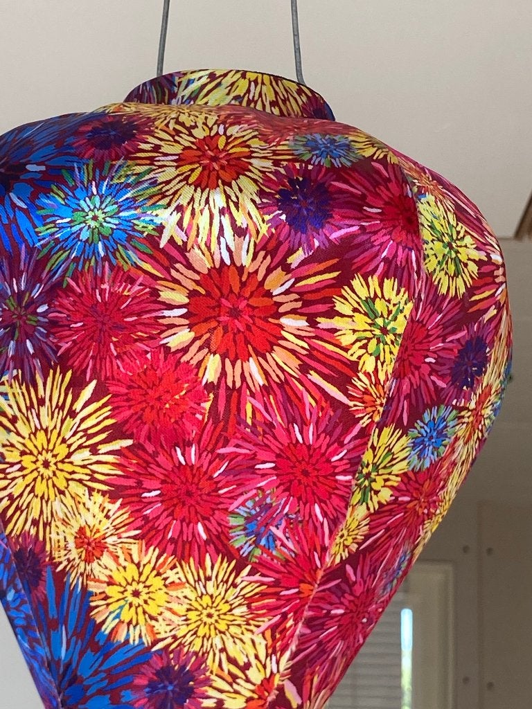 Vietnamese Lampion handgemaakt, Huis en Inrichting, Lampen | Hanglampen, Ophalen of Verzenden, Nieuw, Aziatisch