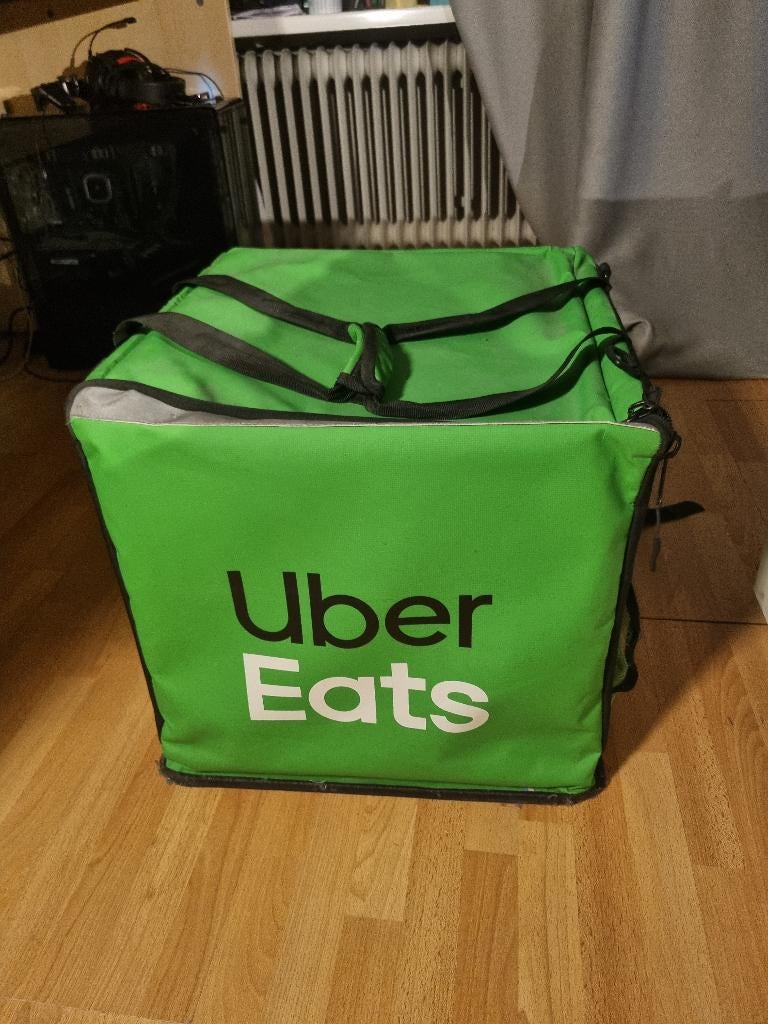 Uber Eats fietstas/rugtas, Ophalen, Gebruikt
