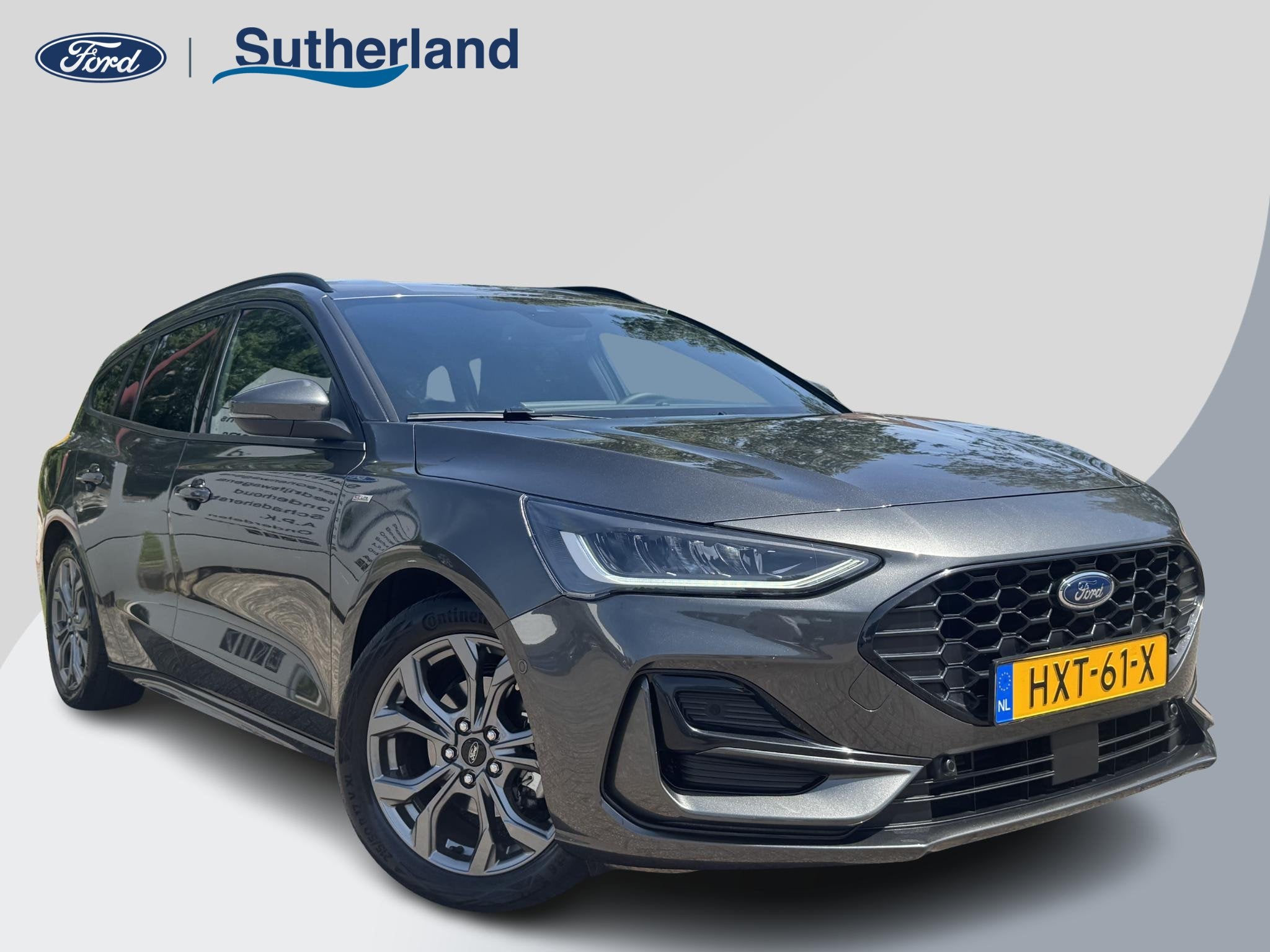 Ford Focus Wagon 1.0 EcoBoost Hybrid ST Line | 155 PK | Wint, Stof, Gebruikt, 1404 kg, Origineel Nederlands