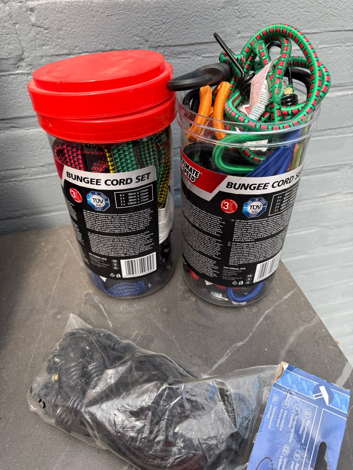 Bungee Cord Set - Diverse Maten en Kleuren, Ophalen, Nieuw