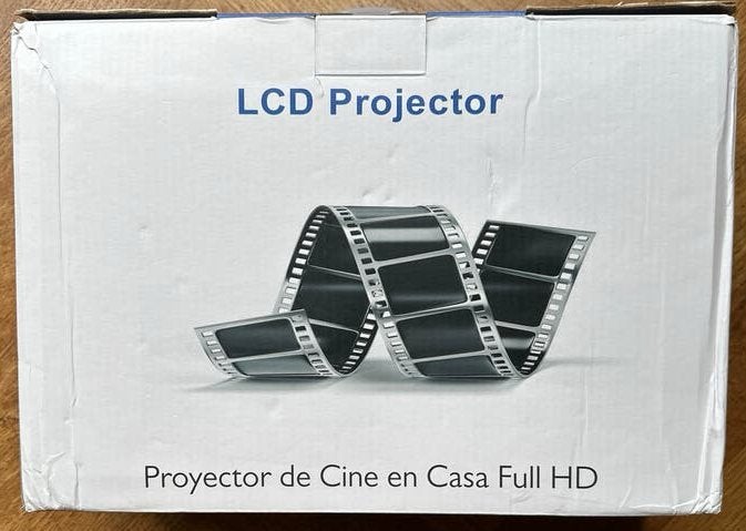 VISULAPEX LCD Projector - Full HD Thuisbioscoop Beamer, Ophalen, Nieuw, LCD, Full HD (1080)