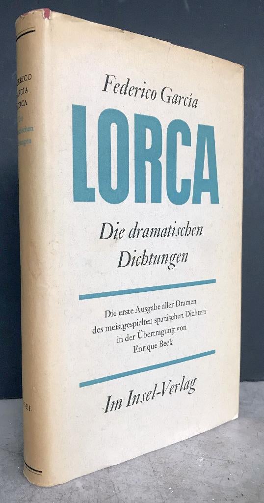 Lorca, F.G. - Die dramatischen Dichtungen (1954), Ophalen of Verzenden, Zo goed als nieuw