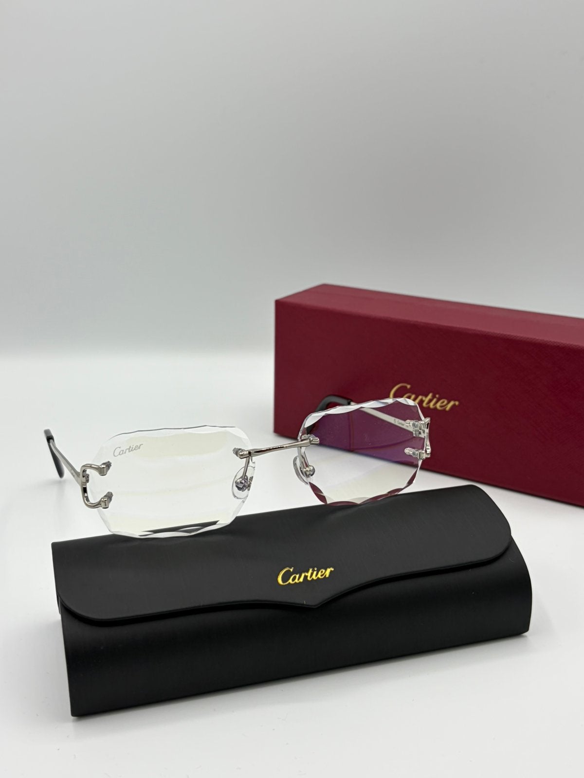 Cartier C Model Zilver/Transperant, Sieraden, Tassen en Uiterlijk, Overige merken, Overige kleuren, Nieuw, Ophalen of Verzenden