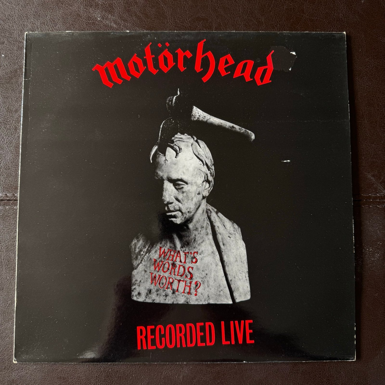 Motörhead - What's Words Worth? Recorded Live LP, Gebruikt, Ophalen of Verzenden, 12 inch, Originele persing