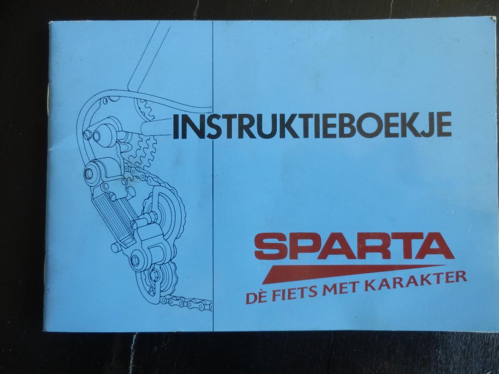 instructieboekje sparta fietsen, Ophalen of Verzenden, Zo goed als nieuw