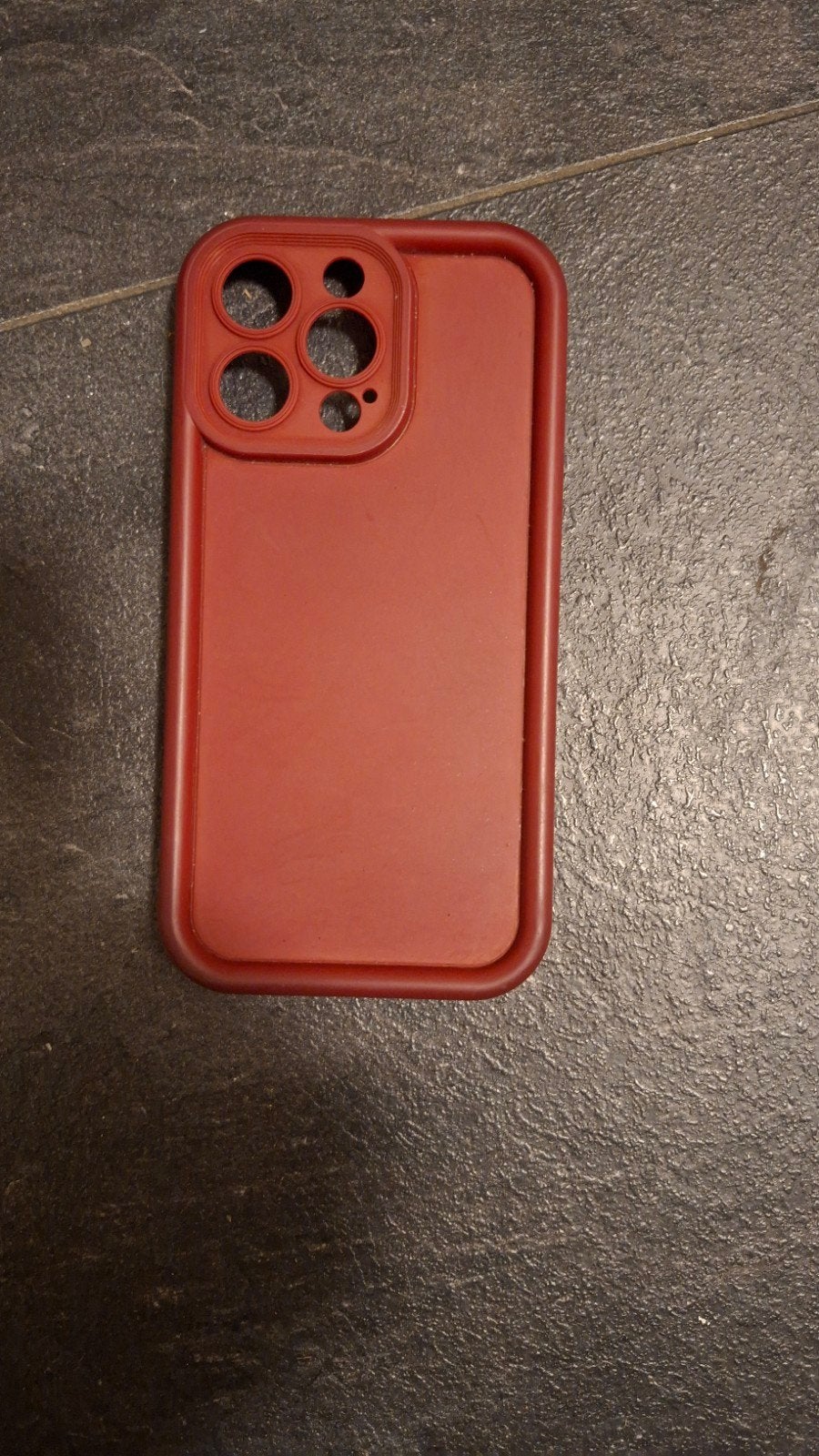 Bordeaux Rood iPhone Hoesje, Ophalen of Verzenden, Gebruikt, Hoesje of Tasje, Rood