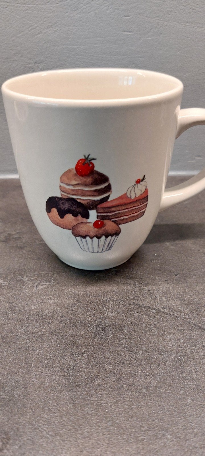 Mok/beker cup cake/Jet by ter Steege, Ophalen of Verzenden, Zo goed als nieuw, Overige stijlen, Kop(pen) en/of Schotel(s)