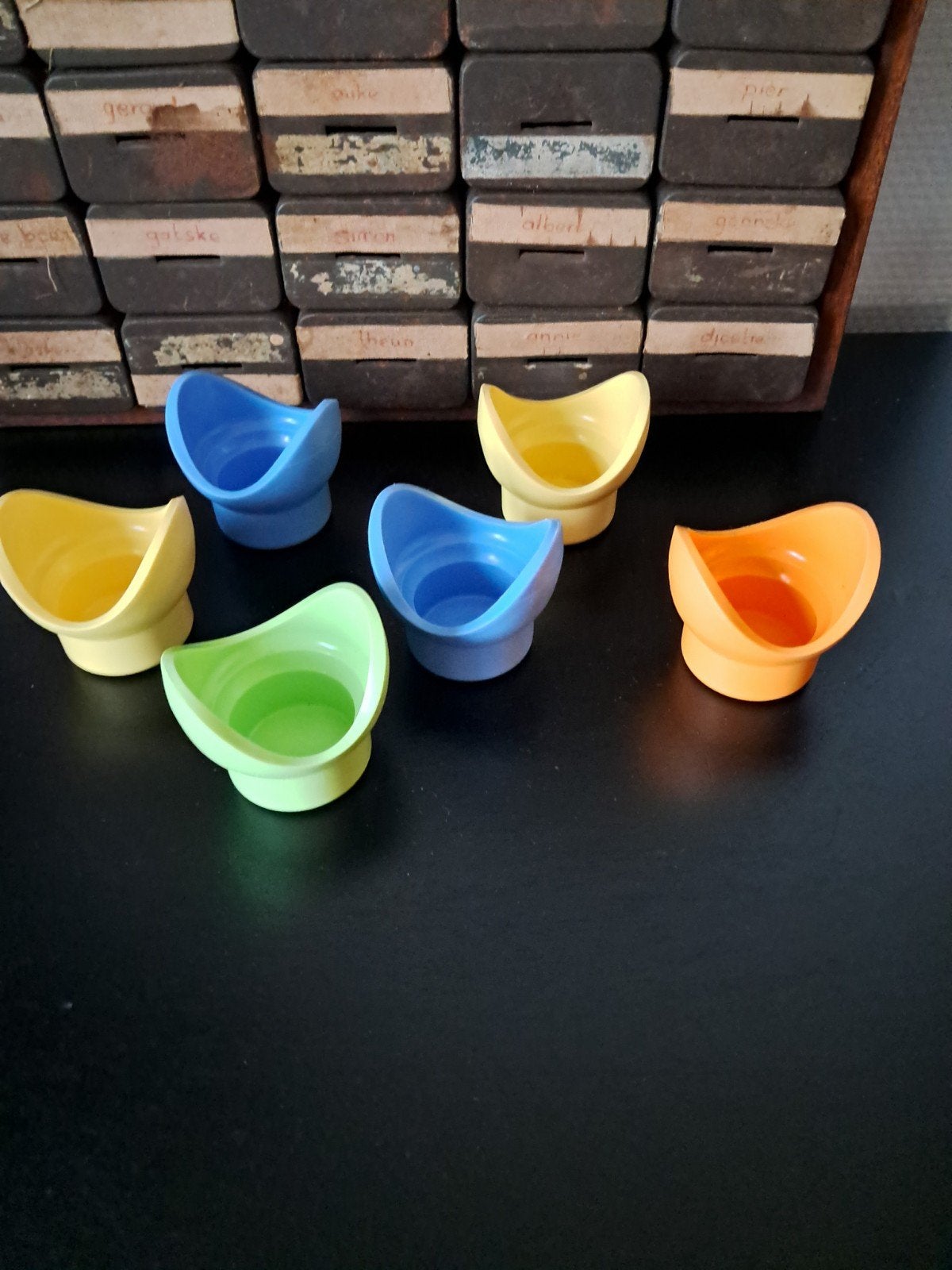 Tupperware. Eierdopjes 6x, Ophalen of Verzenden