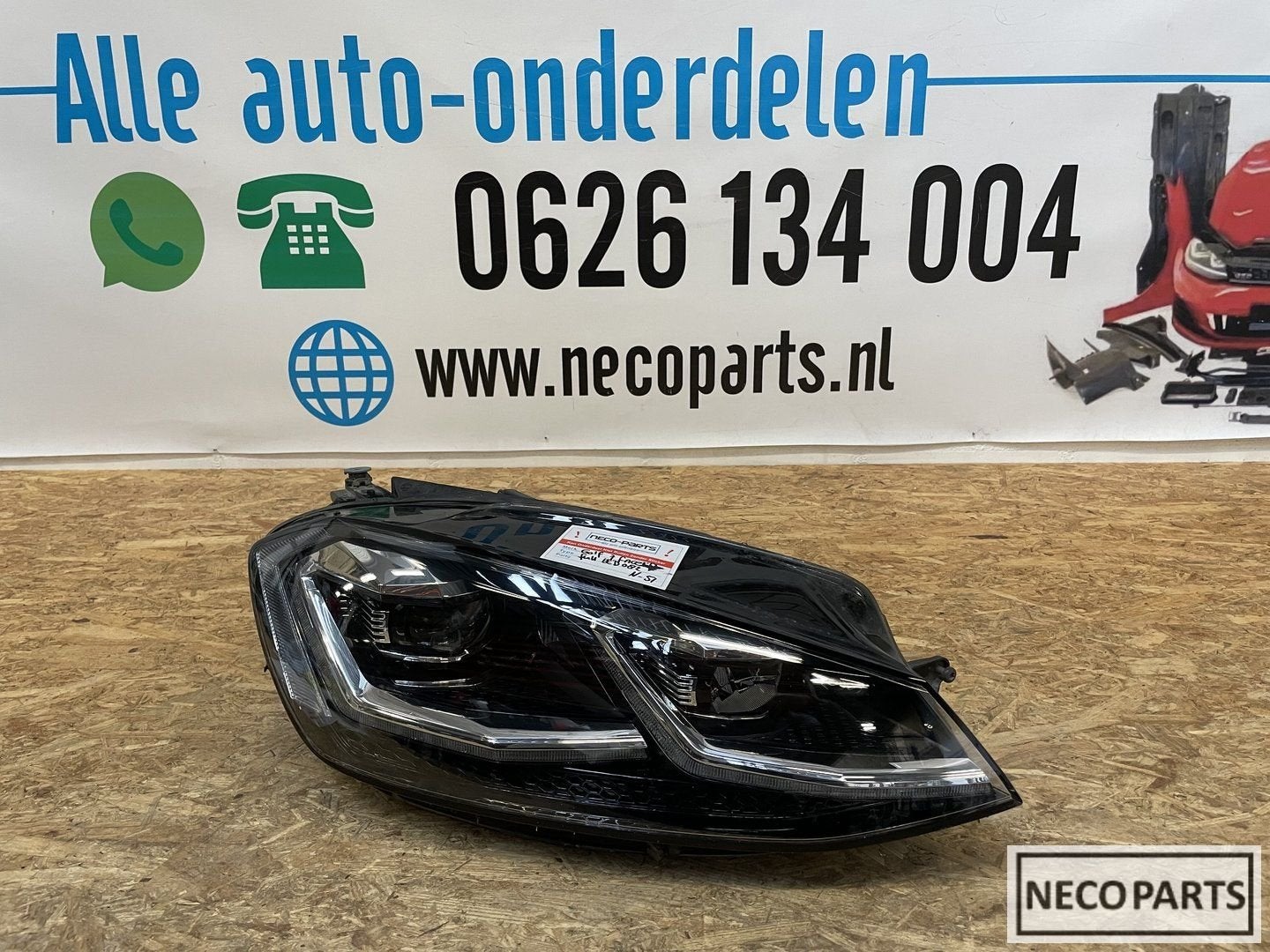 GOLF 7 FACELIFT VOL LED KOPLAMP RECHTS 5G1941082 ORIGINEEL, Gebruikt, -, Volkswagen, -
