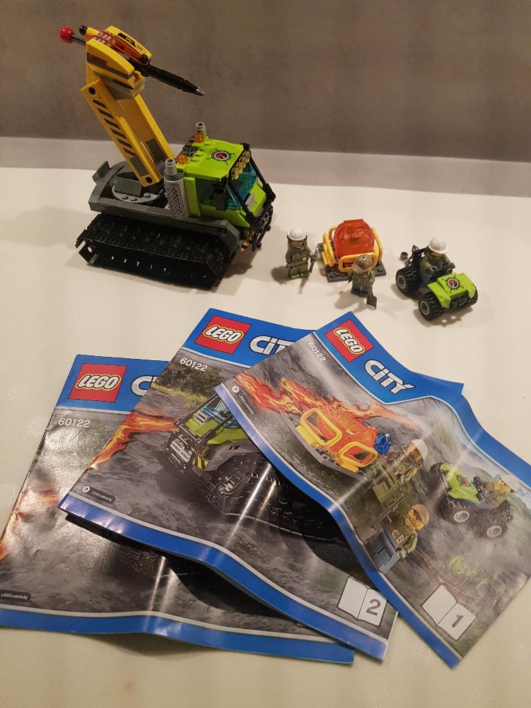 Lego 60122 - Volcano Crawler, Compleet, Lego, Ophalen of Verzenden, Complete set