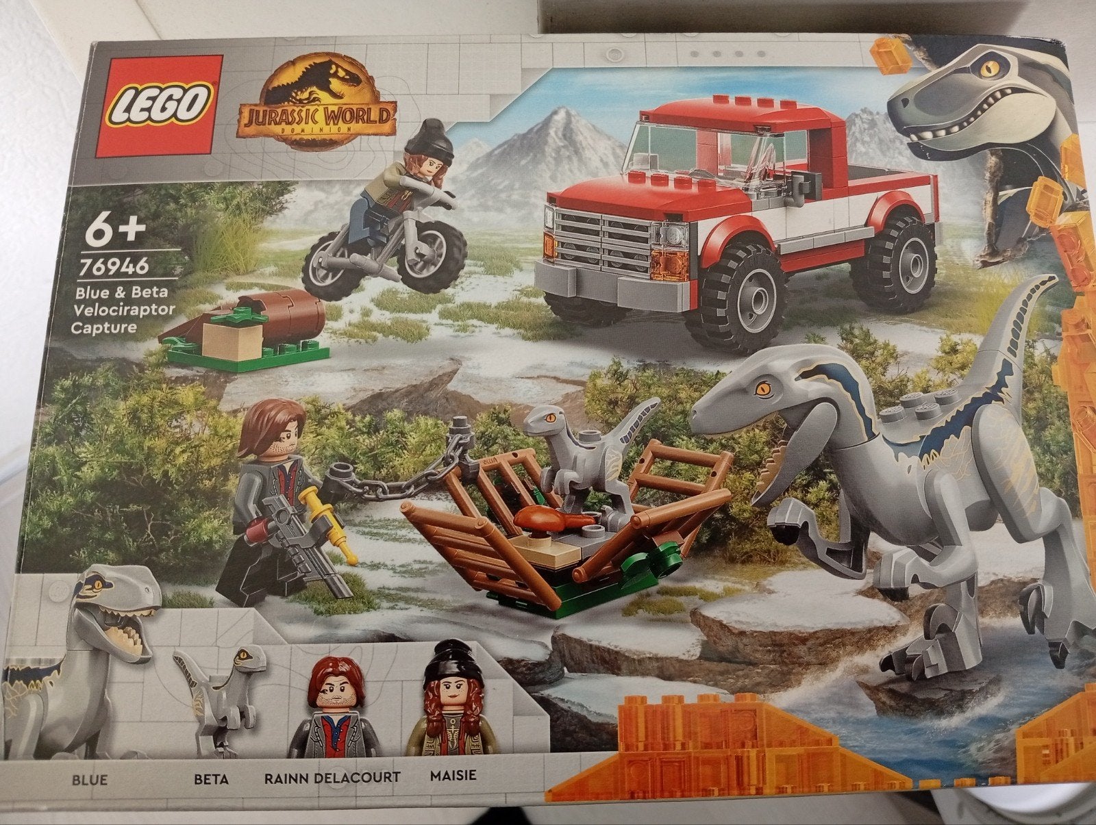 LEGO Jurassic World 76946 Blue & Beta Velociraptor Capture, Jurassic World, Verzenden, Lego, Zo goed als nieuw