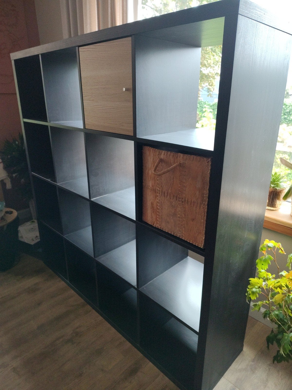 IKEA Kallax kast met optionele manden, Ophalen, 100 tot 150 cm, 100 tot 150 cm, 25 tot 50 cm