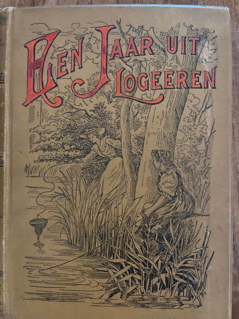 Een Jaar Uit Logeeren - Elsje van Houweningen (oud boek), Ophalen of Verzenden, Gelezen, Fictie algemeen