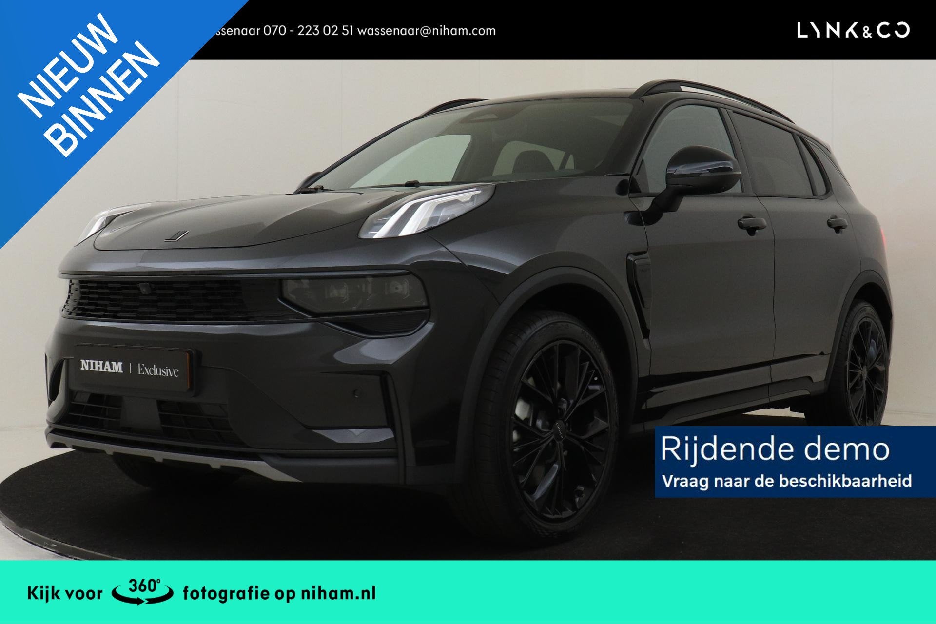 Lynk & Co 01 1.5 PHEV MORE -PANO.DAK|HARMANINFINITY|ELEK.STO, 12 maanden, 1800 kg, Euro 6, 4 cilinders