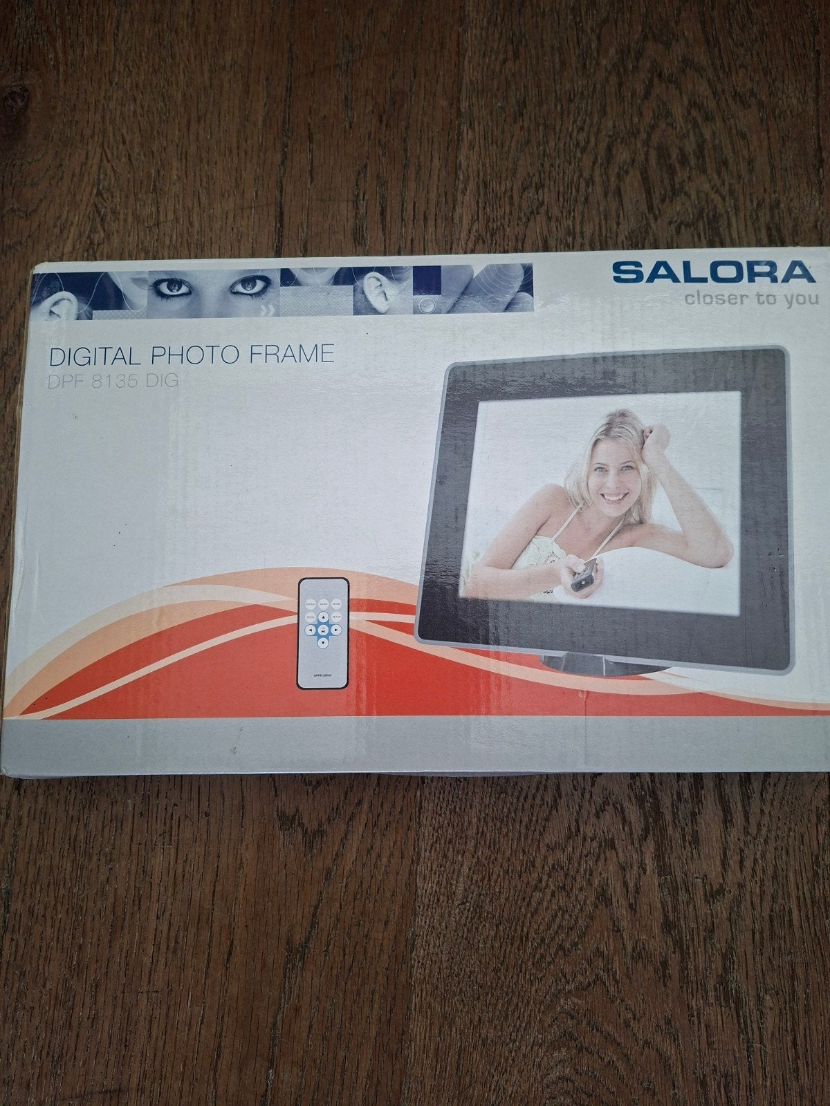 Nieuwe Salora DPF 8135 DIG Digitale Fotolijst, Salora, Diavoorstelling, Nieuw, Ophalen of Verzenden