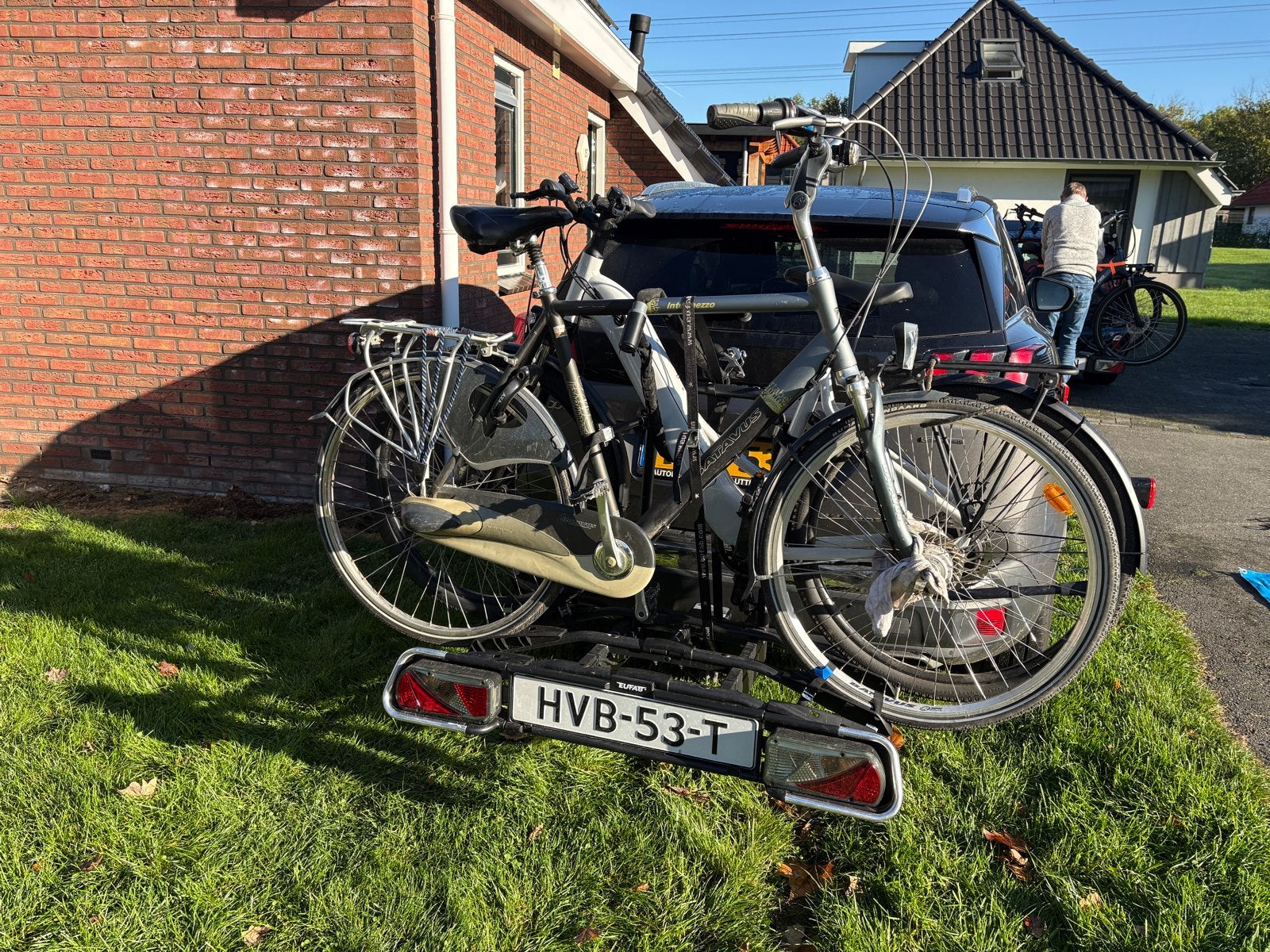 EUFAB Amber 3 fietsendrager voor trekhaak, Ophalen, Gebruikt