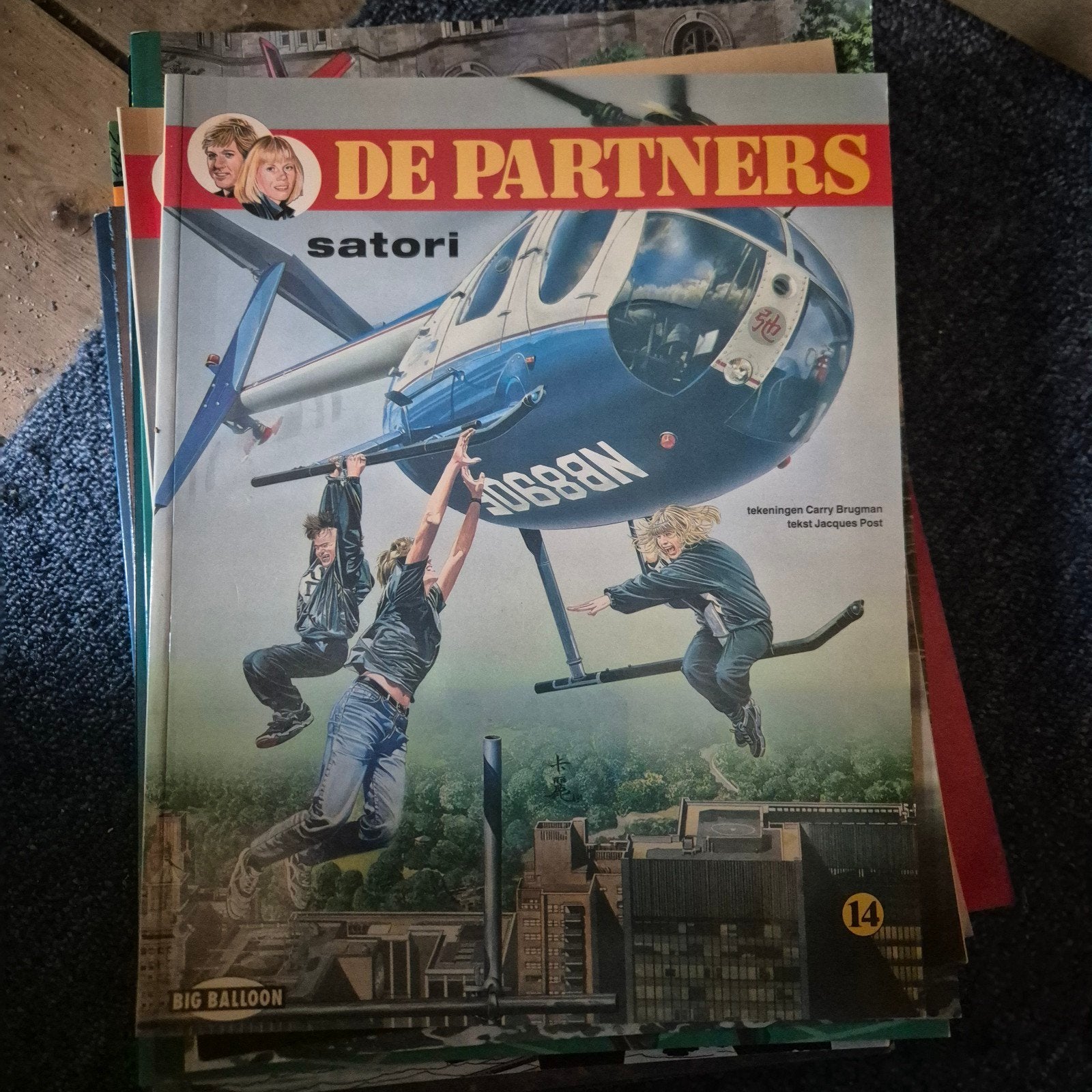 De Partners Satori - Stripboek (Big Balloon), Boeken, Ophalen, Gelezen, Carry Brugman, Jacques Post