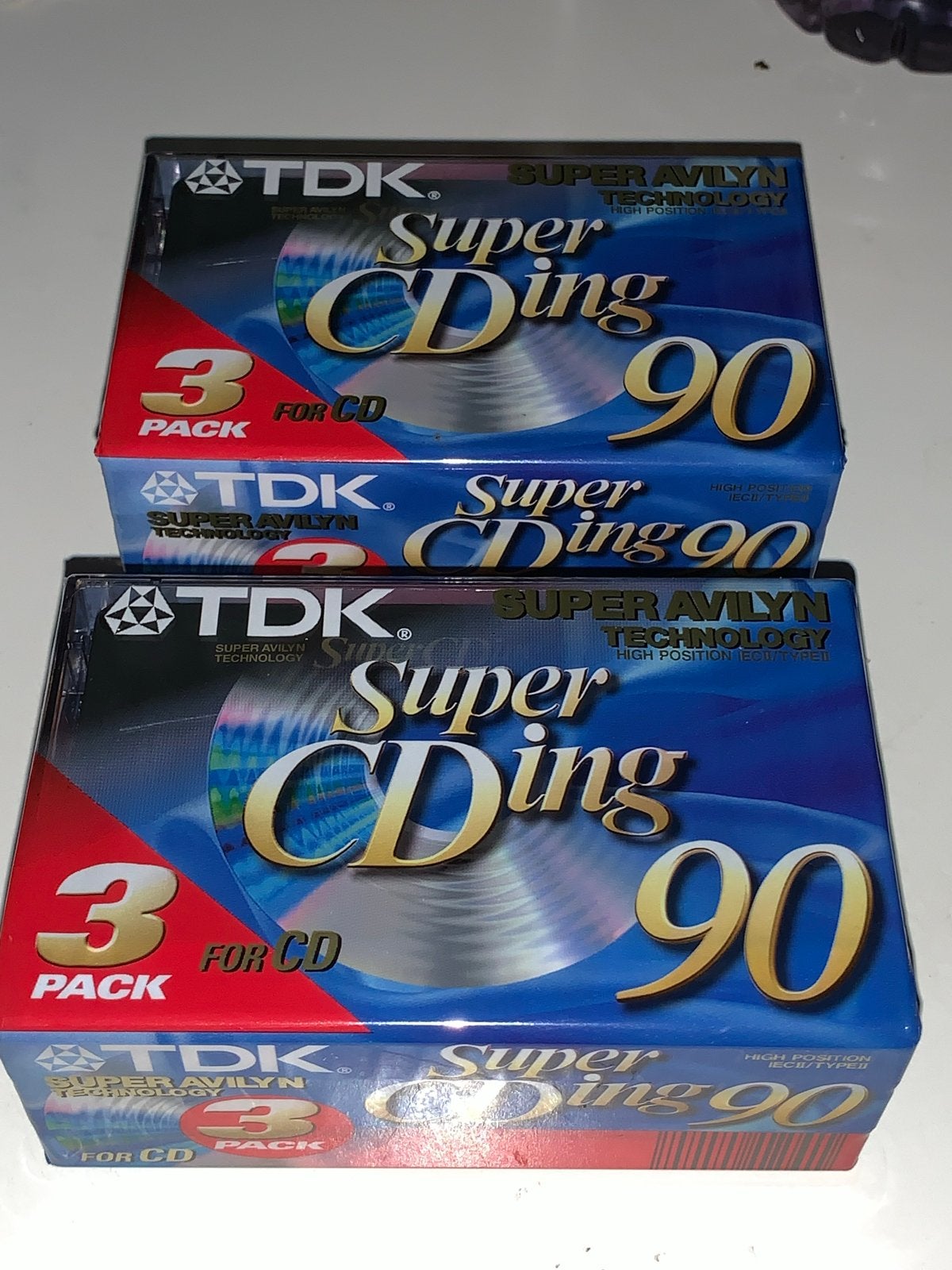 TDK Super CDing 90 Cassettebandjes (2x 3-pack) high position, Cd's en Dvd's, Cassettebandjes, 2 t/m 25 bandjes, Overige genres