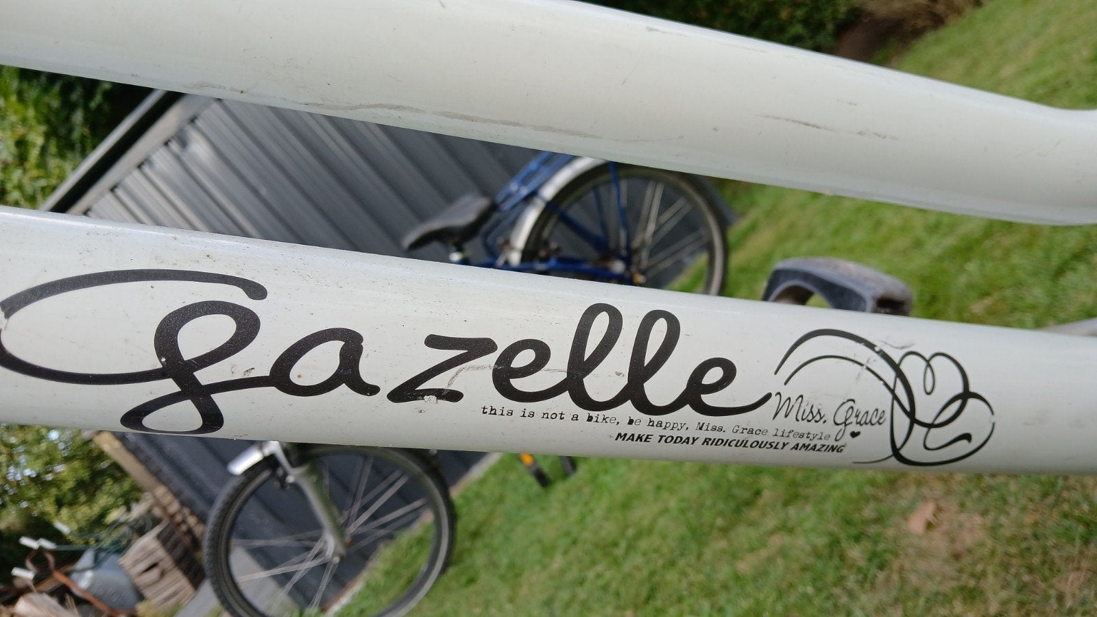 Nette Gazelle Miss Grace damesfiets wit D54, 3 versnellingen, Ophalen, Versnellingen, Gazelle, Trommelrem