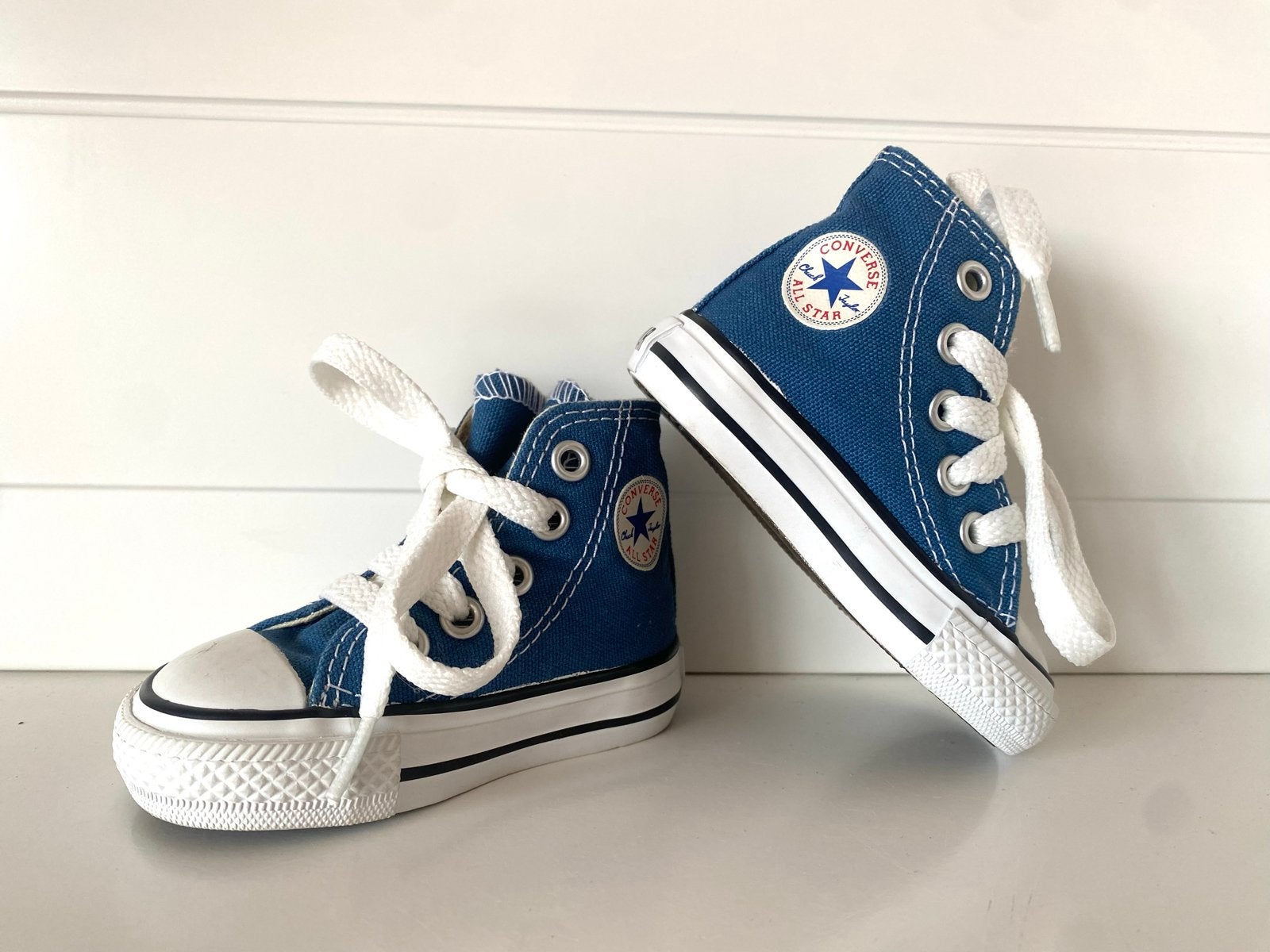 Converse All Star babyschoentjes blauw maat 18, Ophalen of Verzenden, Nieuw, Jongen of Meisje, Schoenen