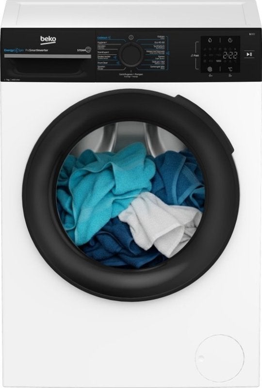 Beko wasmachine BM3WFT3841B1 - EnergySpin - 8 kg, Nieuwe Hemweg 6-7 1013 BG Amsterdam, Beko Nederland B.V., 1200 tot 1600 toeren