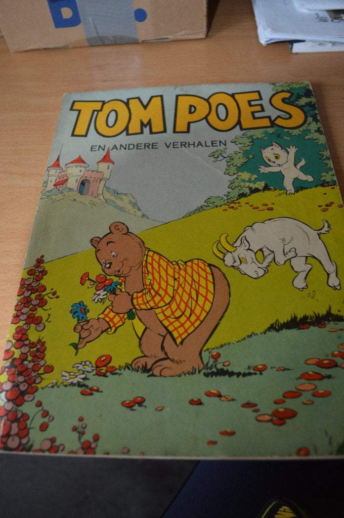 1959 Tom Poes en andere verhalen - Vintage stripboek, Gelezen, Marten Toonder, Eén stripboek, Ophalen of Verzenden