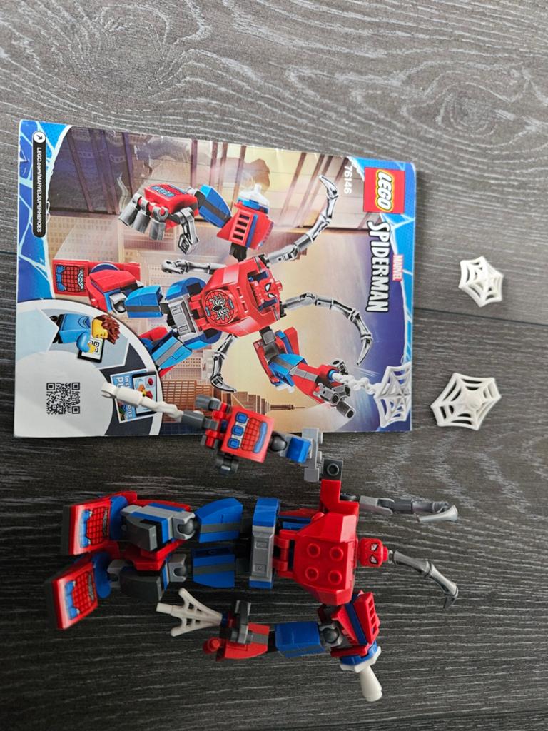 LEGO Spider-Man Mech 76146 met instructies, Ophalen, Gebruikt, Marvel, Lego