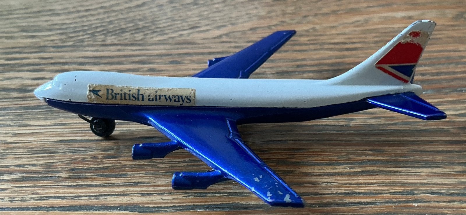 Vintage Matchbox Sky Busters vliegtuig Boeing 747 1973, Verzamelen, Ophalen, Gebruikt