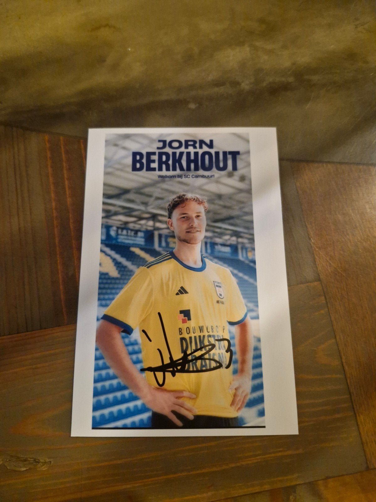 Foto Jorn Berkhout, Ophalen of Verzenden, Nieuw, Overige binnenlandse clubs, Spelerskaart