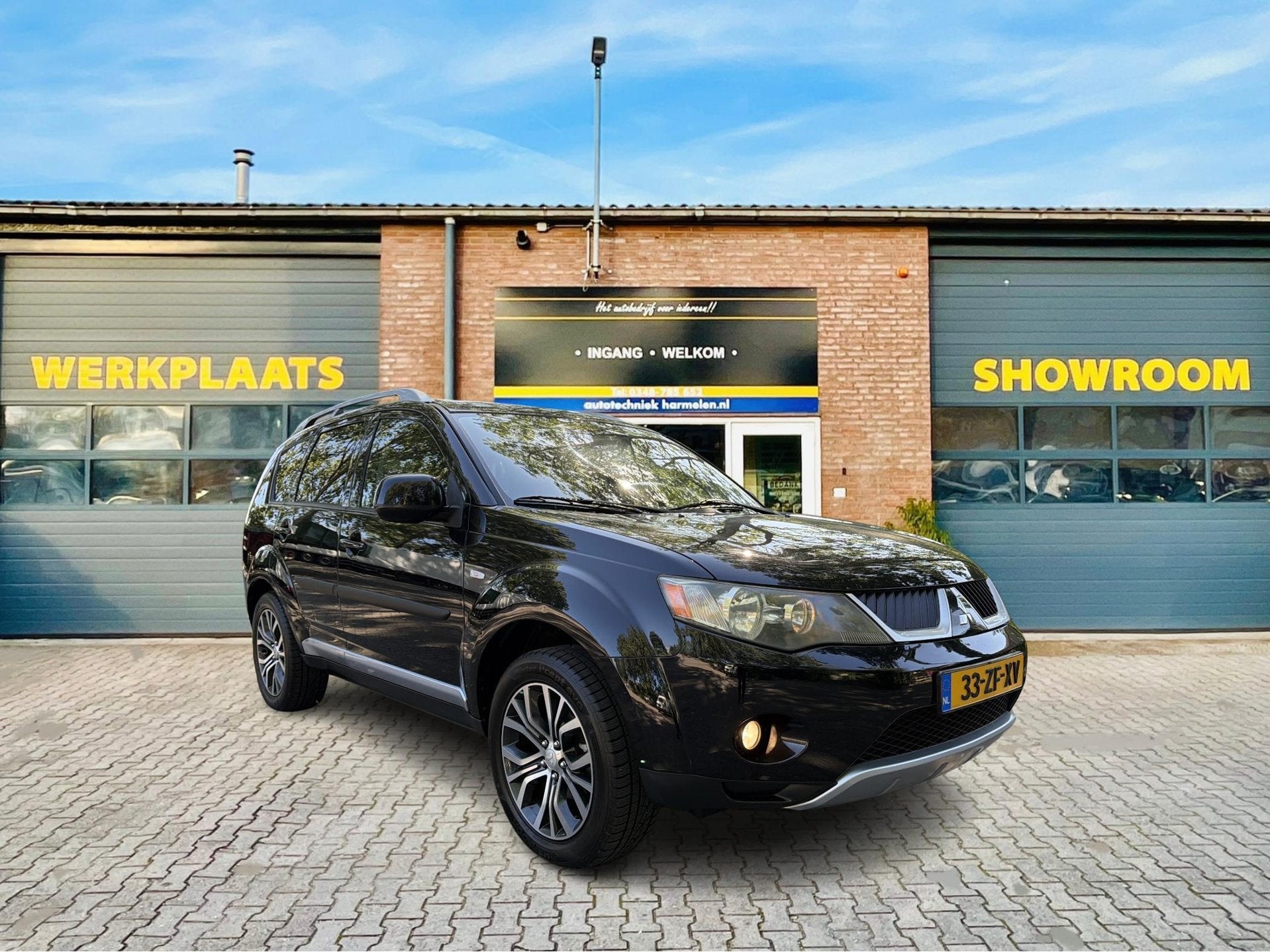 Mitsubishi Outlander 2.4 Intense+ 4X4 4WD *7PERS*Trekhaak*, Auto's, Automatische klimaatregeling, Zwart, 4 cilinders, 7 stoelen