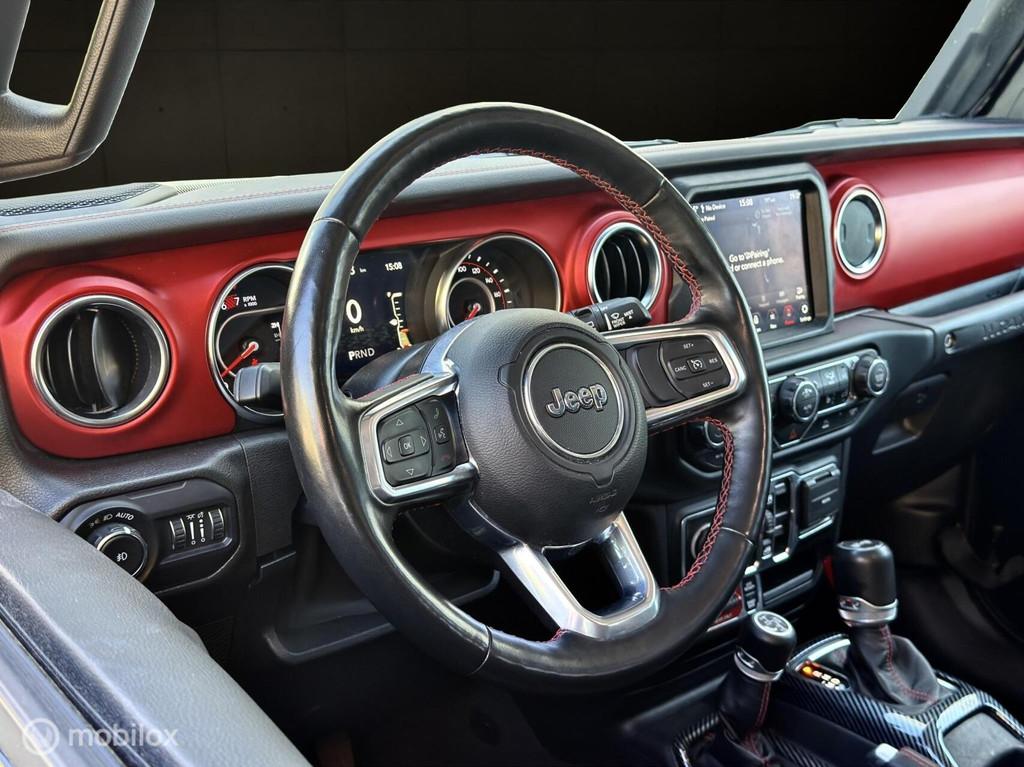 Jeep Wrangler Unlimited 2.0T Rubicon |Cabriodak |Leder, Automaat, 4 cilinders, Cabriolet, Lichtsensor