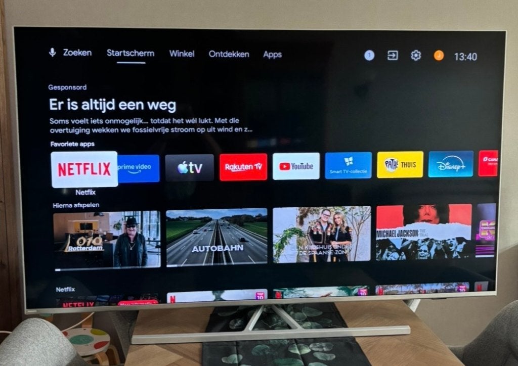 Philips The One 65 inch Ambilight Smart TV, Ophalen, Philips, LED, 50 Hz