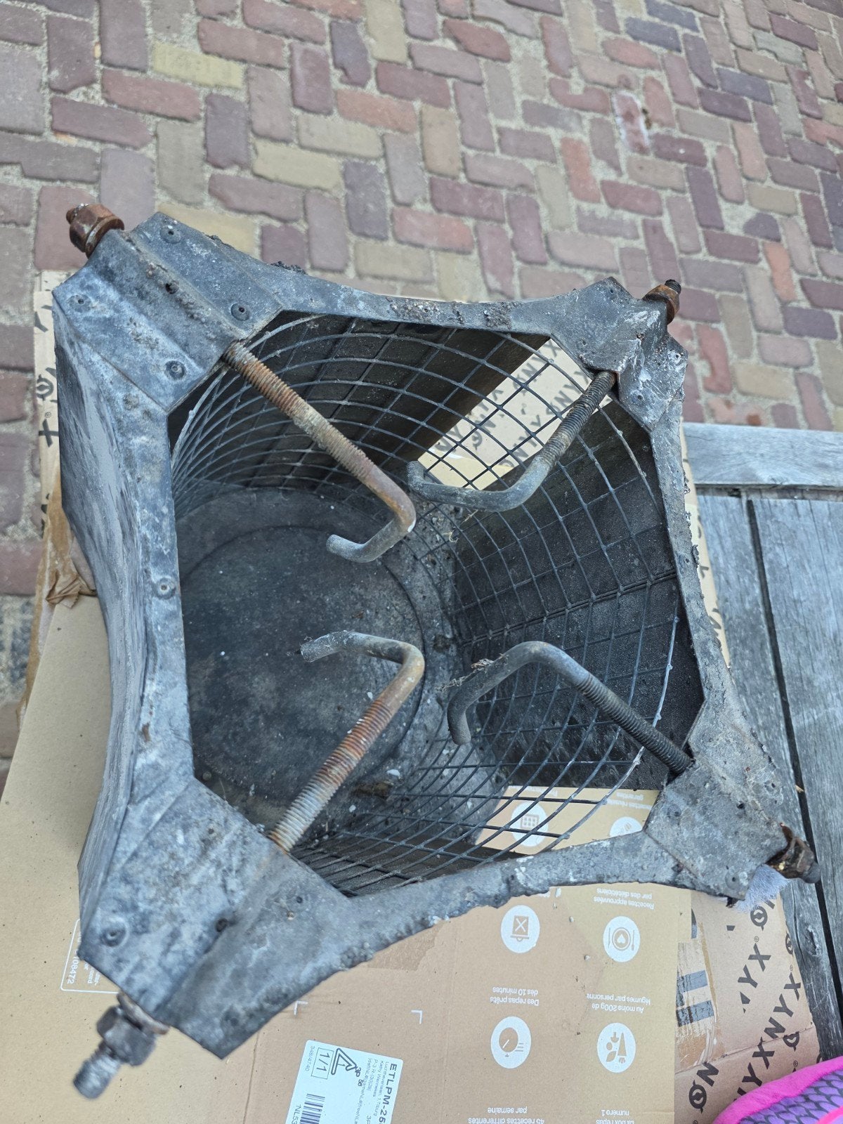 Schoorsteen kap, Ophalen of Verzenden, Gebruikt, Vrijstaande haard, Houthaard