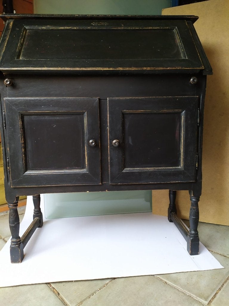 Donkerbruine secretaire - weggeefprijs!, Huis en Inrichting, Ophalen, Gebruikt, Klassiek