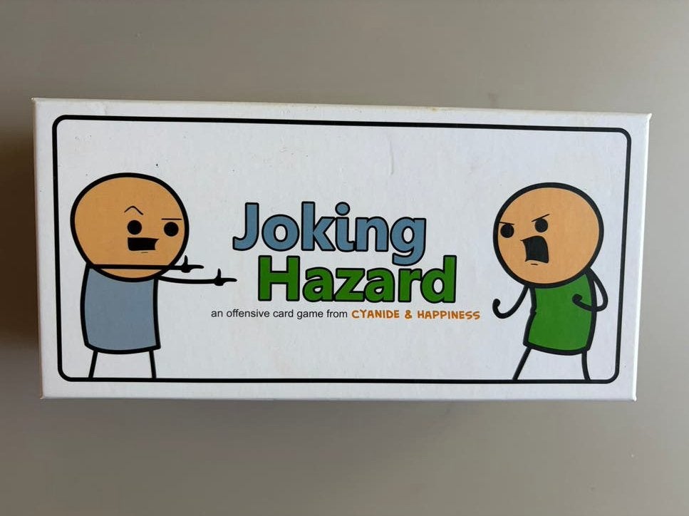 Joking Hazard - ‘grof’ kaartspel engels, Hobby en Vrije tijd, Gezelschapsspellen | Kaartspellen, Ophalen of Verzenden, Zo goed als nieuw