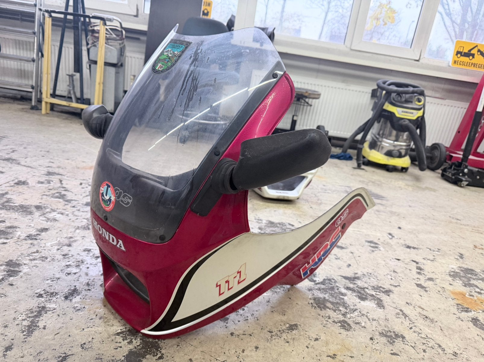 Honda CB1100 Bol d’Or kuip en onderspoiler, Motoren, Ophalen, Gebruikt