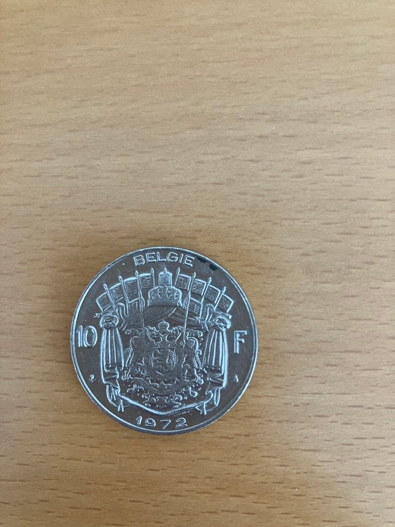Munt van 10 Belgische Franc uit 1972, Ophalen of Verzenden, Losse munt
