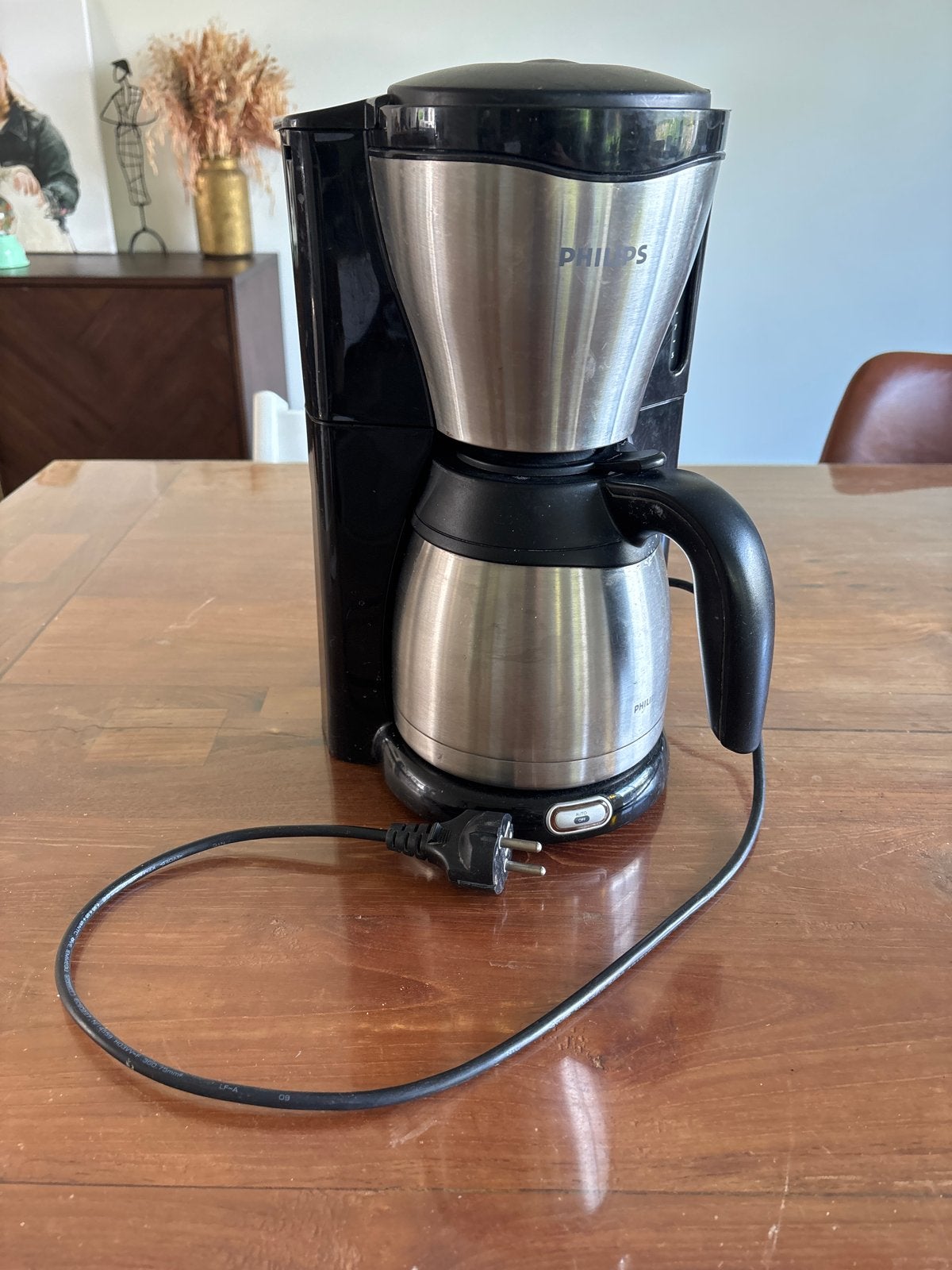 Philips HD7546 Koffiezetapparaat met Thermoskan, Witgoed en Apparatuur, Koffiezetapparaten, Ophalen, Gebruikt, 10 kopjes of meer