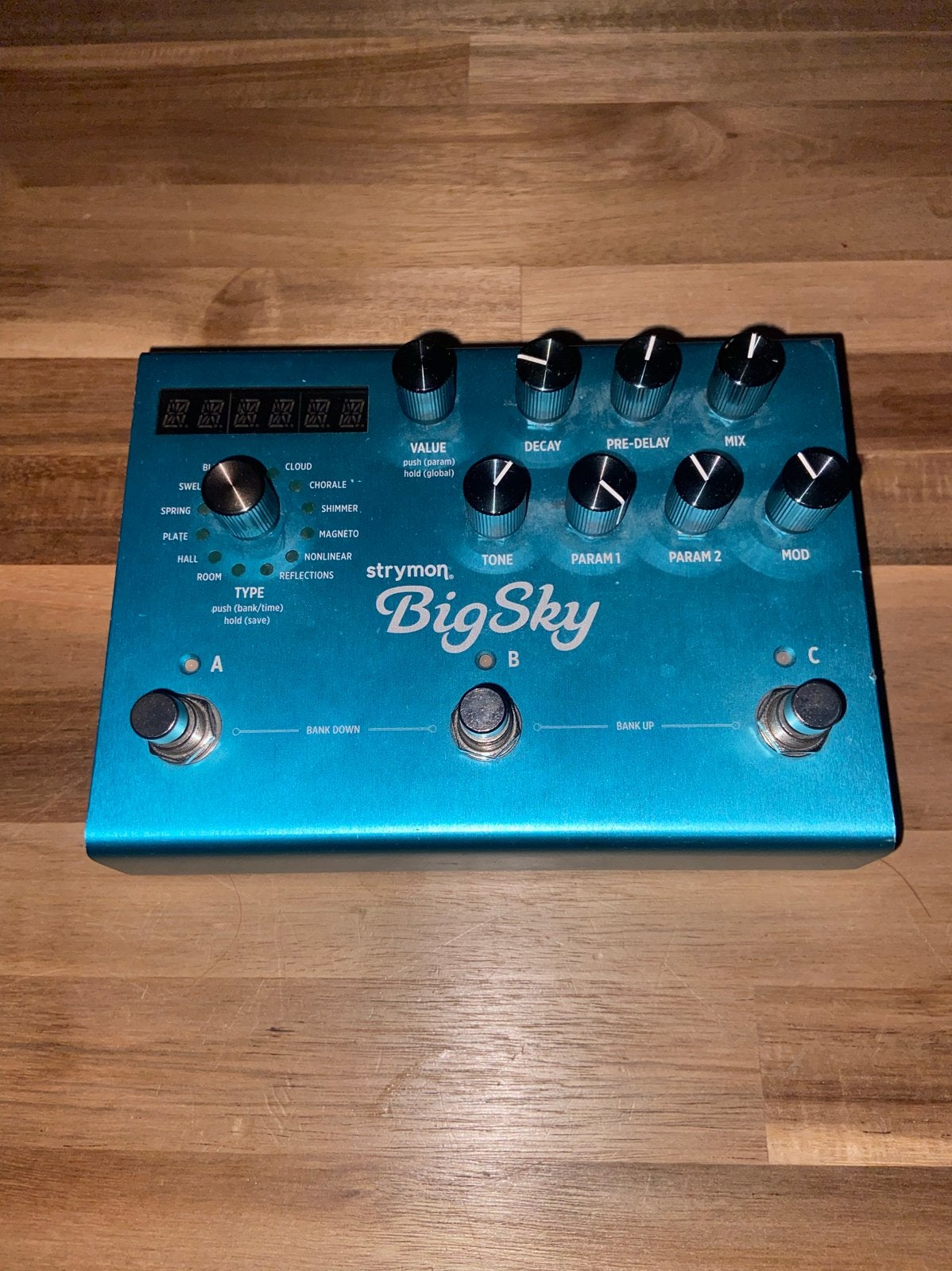 Strymon BigSky reverb pedaal, Muziek en Instrumenten, Gebruikt, -, -, Ophalen of Verzenden