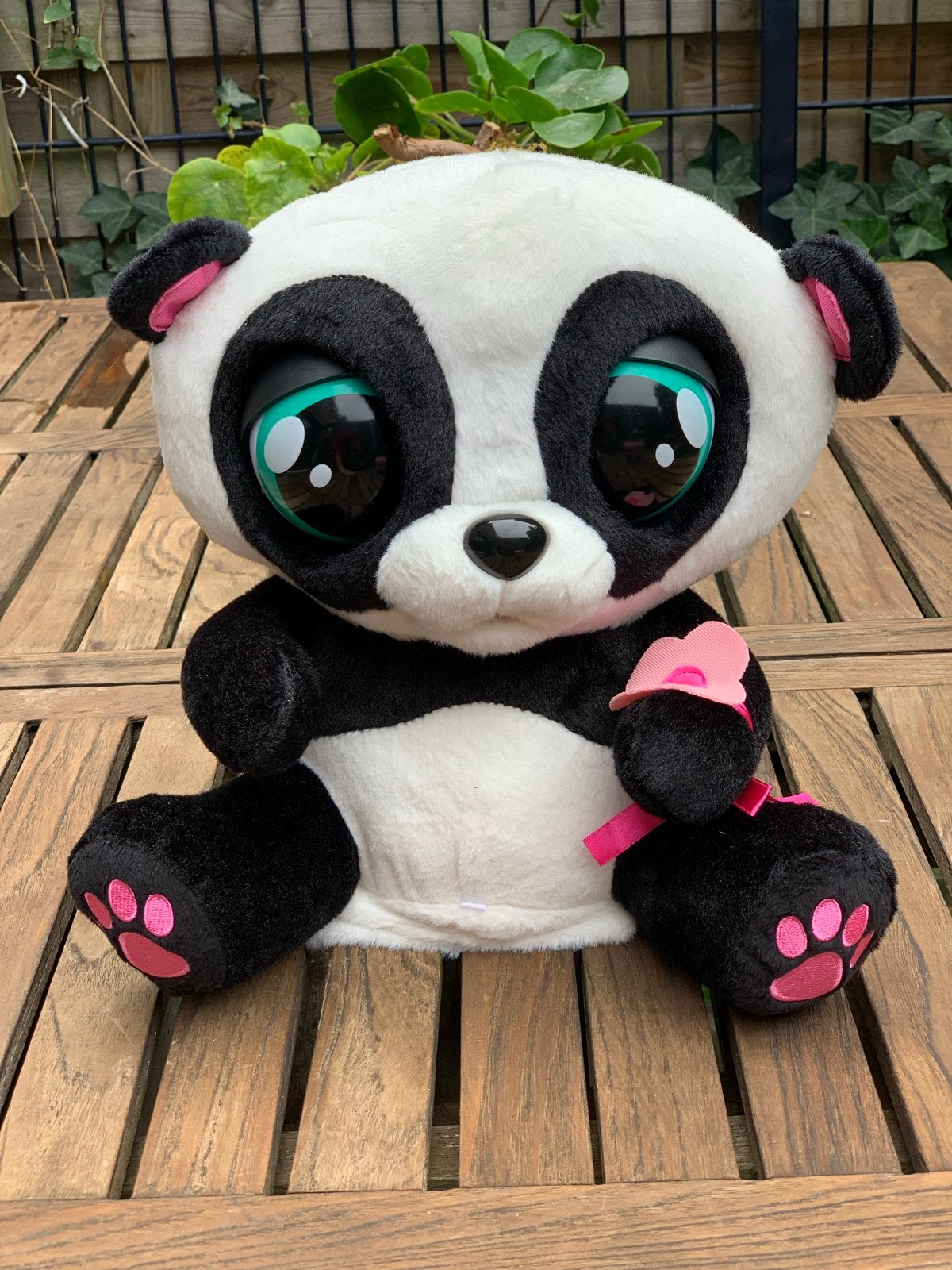 IMC Toys Yoyo Interactieve Panda Knuffel, Overige typen, Zwart, Ophalen of Verzenden, Zo goed als nieuw