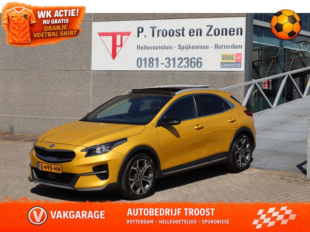 Kia Xceed 1.4 T-GDi DynamicPlusLine Panoramadak!Stuurverwarm, Auto's, Kia, Voorwielaandrijving, 4 cilinders, Leder en Stof, Bedrijf