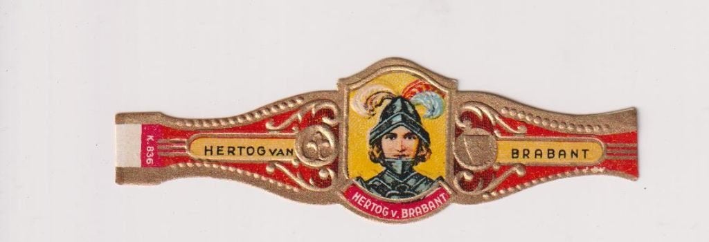 sigarenbanden - HERTOG VAN BRABANT, Ophalen of Verzenden, Zo goed als nieuw, Sigarenbandjes