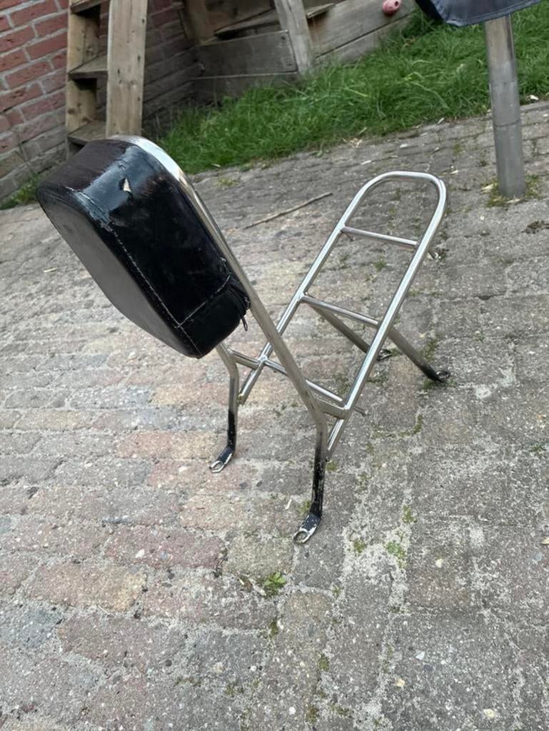 Achterzitje / rugsteun voor retro scooter, Ophalen, Gebruikt, Zadel, Overige merken