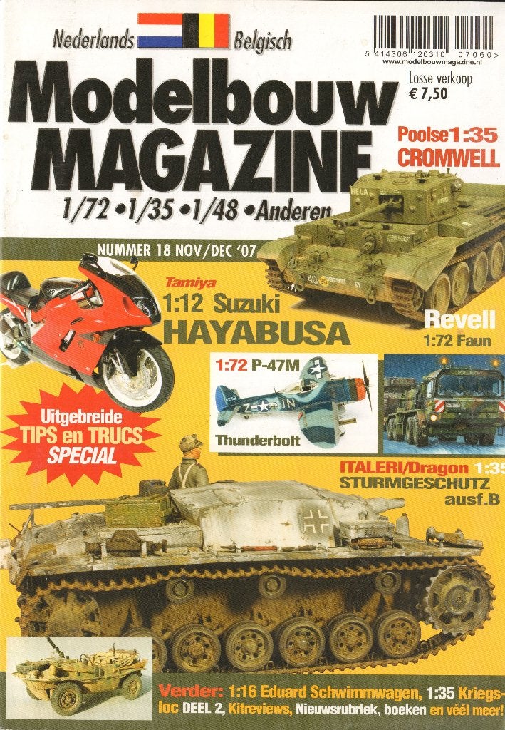 Modelbouw magazine Nr 18, Overige merken, Auto, 1:32 tot 1:50, Nieuw