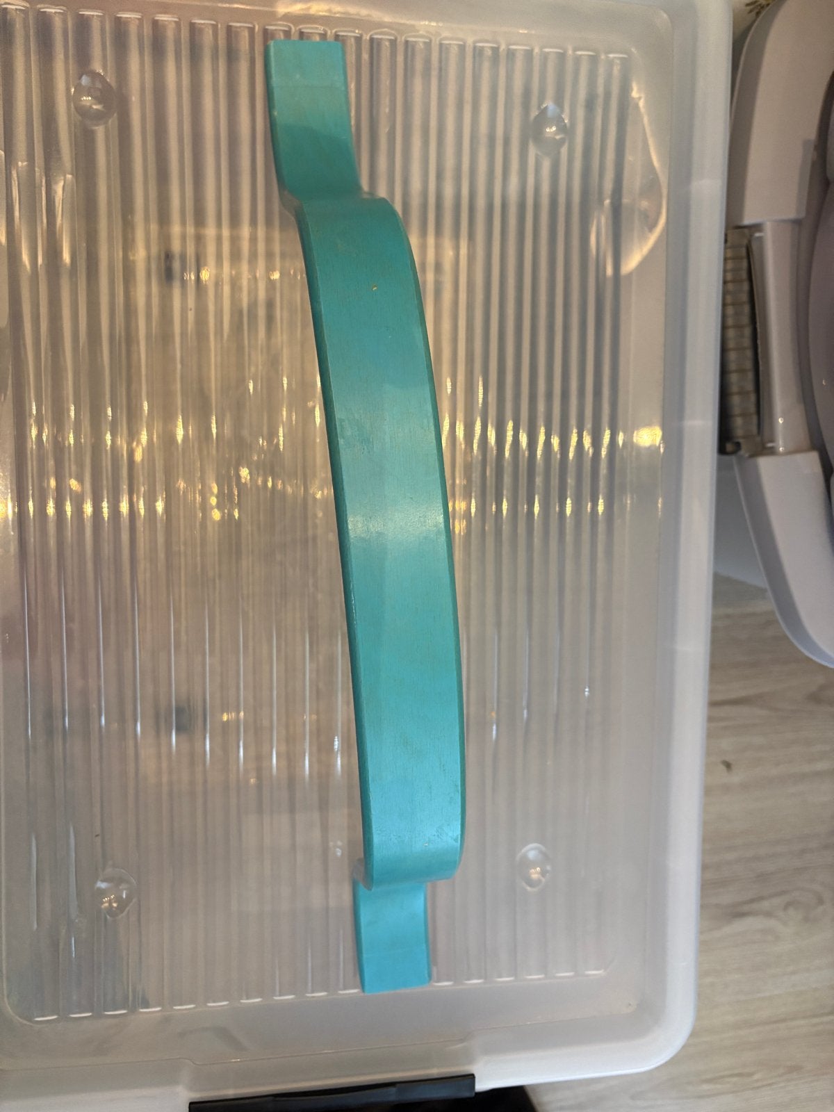 Stokke Tripp Trapp beugel in turquoise, Ophalen of Verzenden, Gebruikt