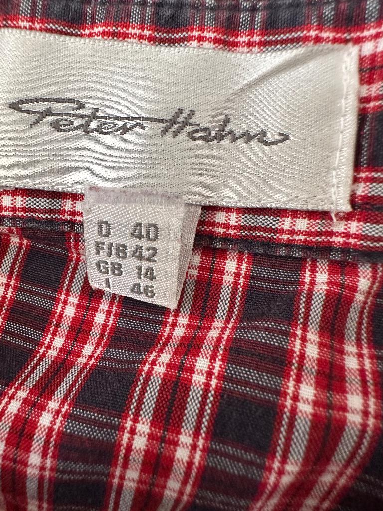 Peter Hahn blouse L, Verzenden, Maat 46/48 (XL) of groter, Zo goed als nieuw, Rood