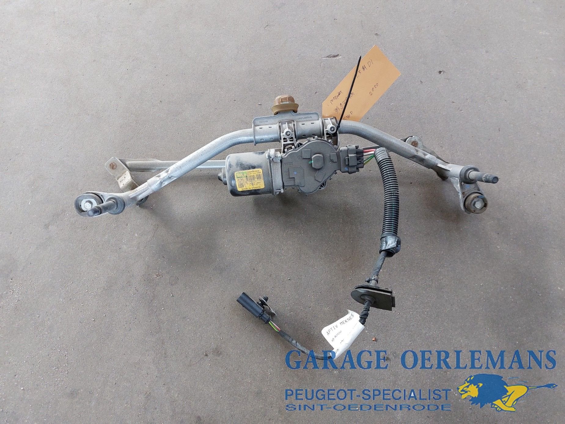 ruitenwissermotor voor peugeot partner 2020, 9816558880, Gebruikt, -, -, ARN erkend