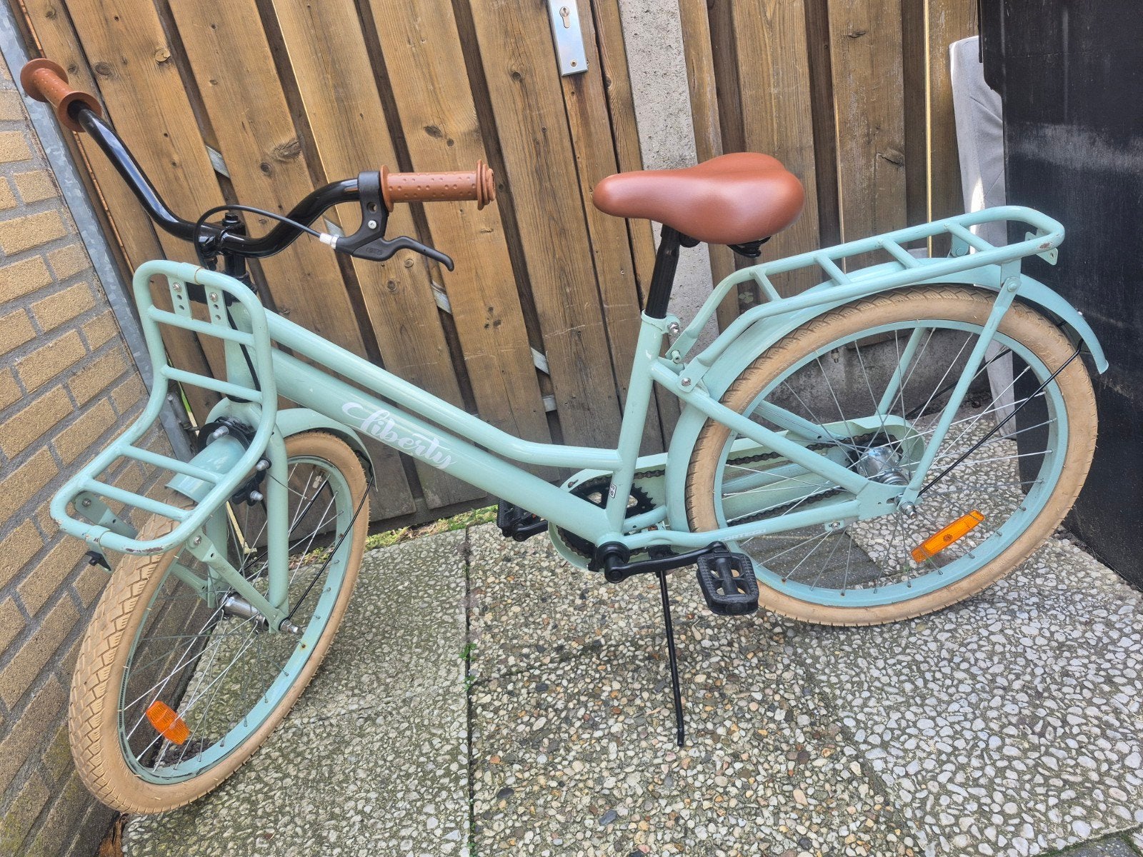 Meisjes fiets 22 inch, Ophalen, Terugtraprem, 22 inch, Gebruikt