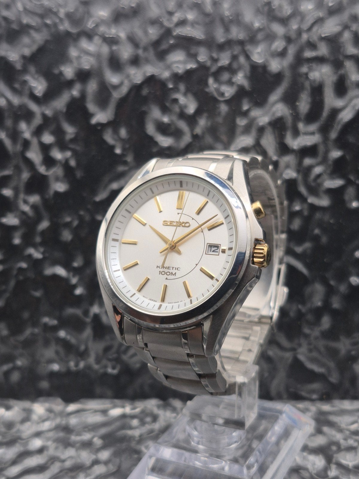 Seiko Kinetic Vintage Ref. 5M62-0CW0 Two Tone - Nieuwe Batt., Seiko, Seiko Watch Corporation, IOS, Info@seiko.nl