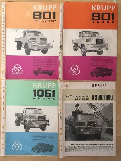 31 technische folders van Krupp, Ophalen of Verzenden, Zo goed als nieuw, Overige merken